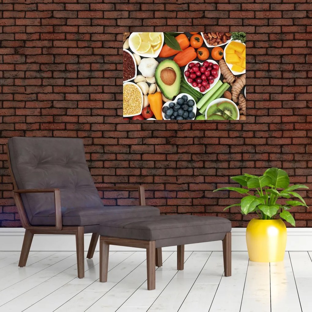 Tablou - Alimente sănătoase (70x50 cm)
