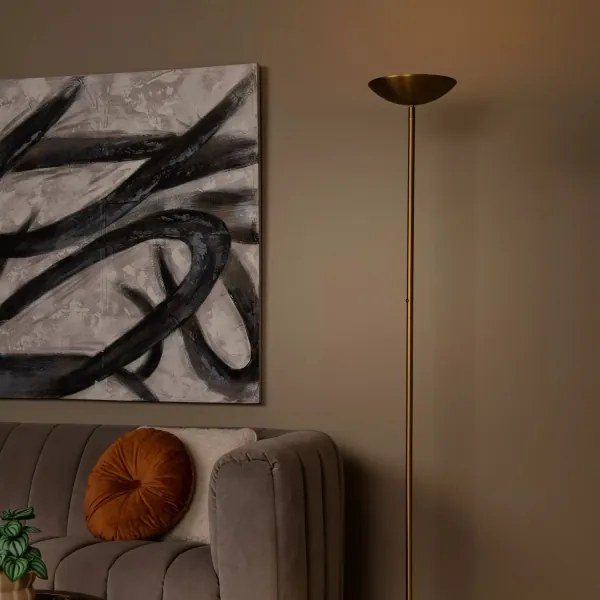 Lampadar LED dimabil Lucide 19791/20/02 ZENITH LED/20W/230V auriu