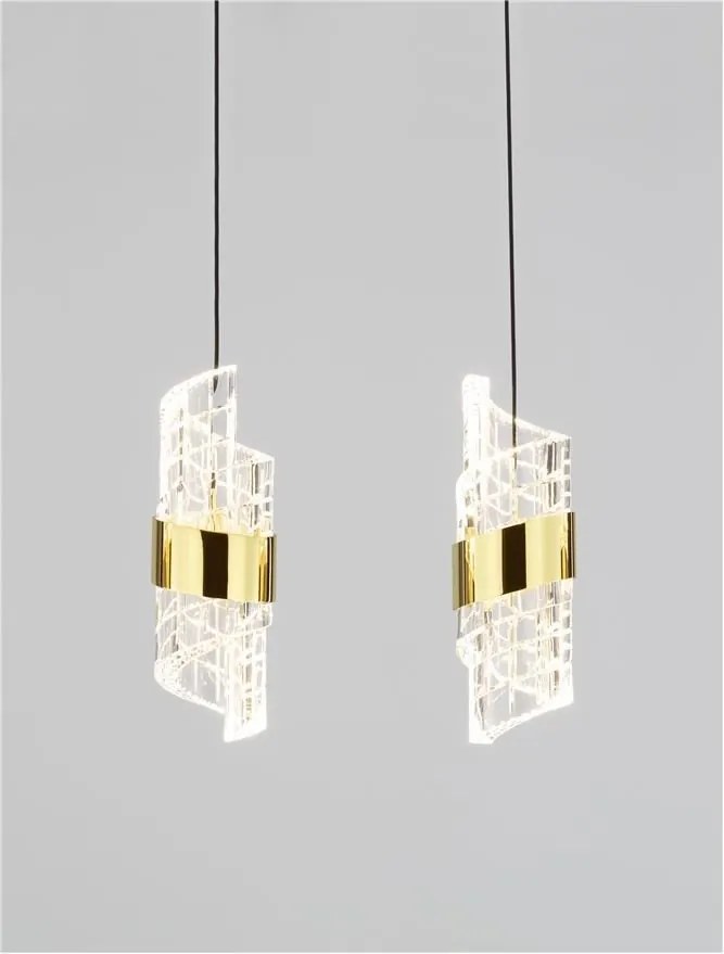 Lustra cu 5 pendule LED design modern Seneca