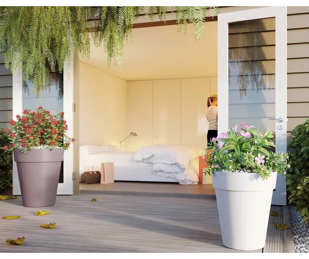 Ghiveci din plastic reciclat ø 40 cm Capri – Artevasi