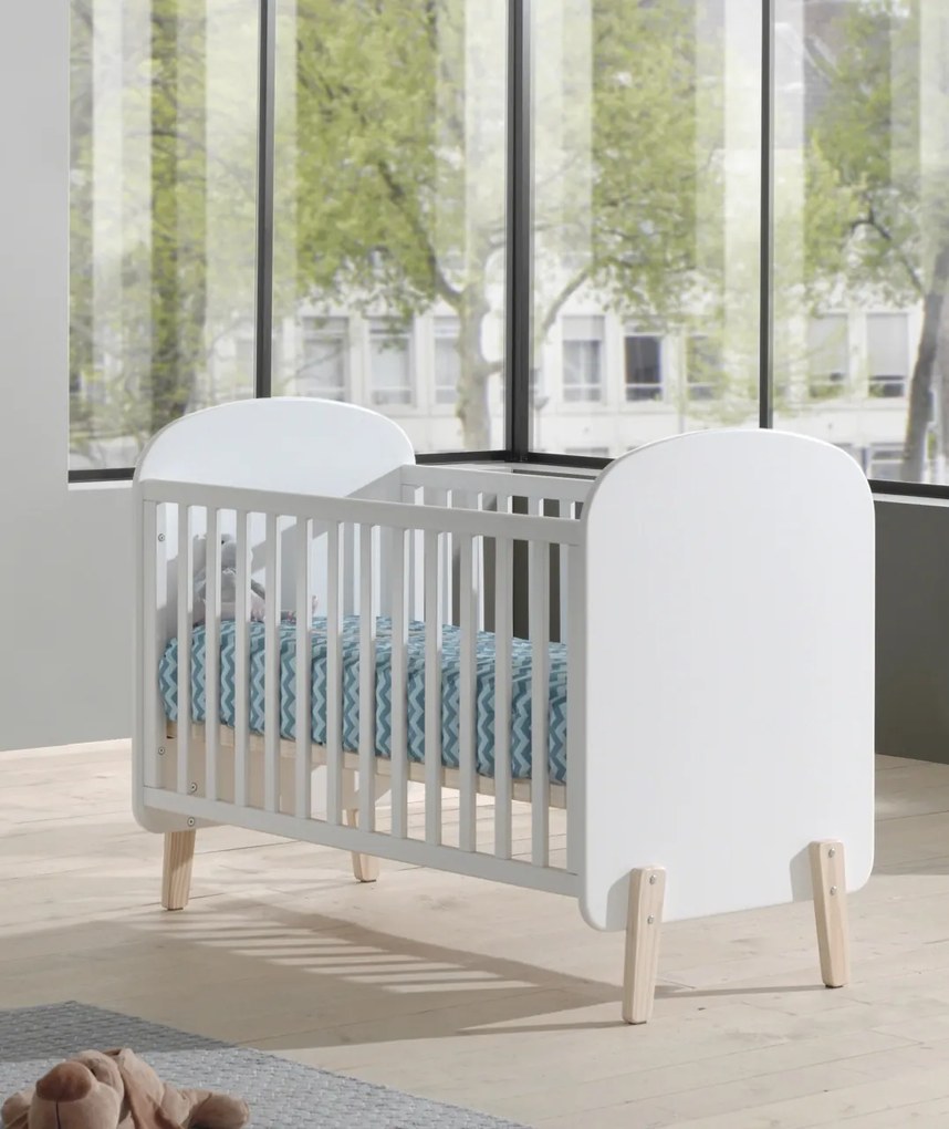 Pat copii PENTRU COPII KIDDY 60 X 120 CM ALB