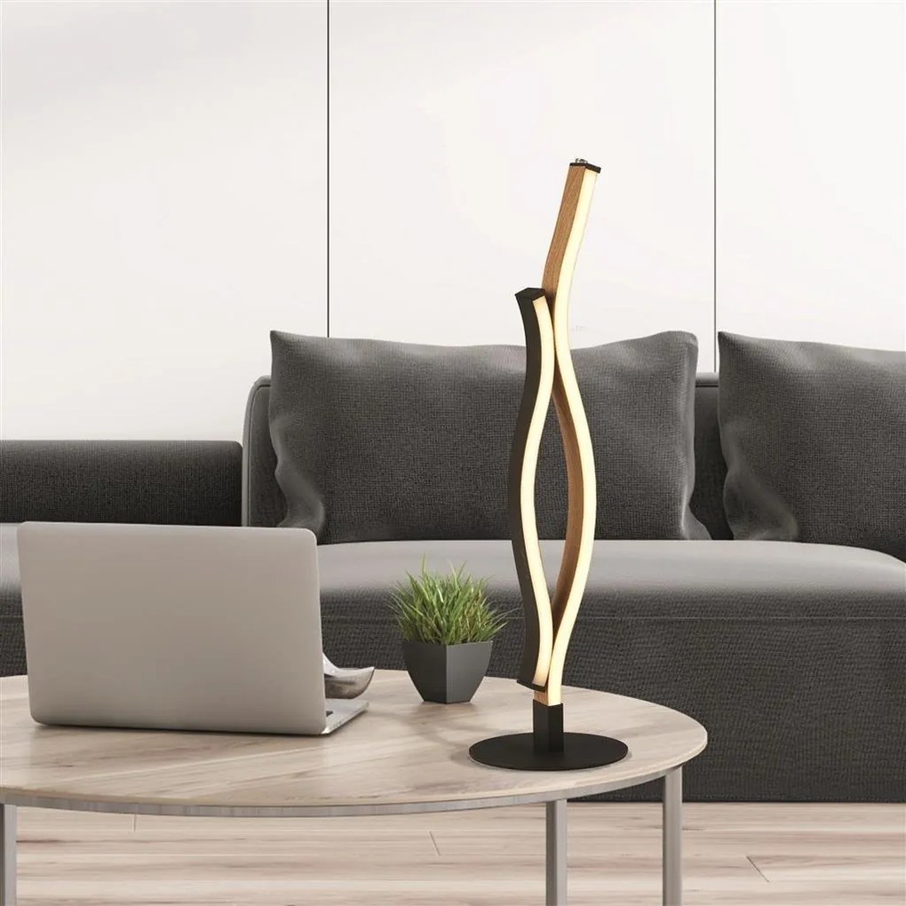 Veioza, Lampa de masa LED design modern Bloom Swirl