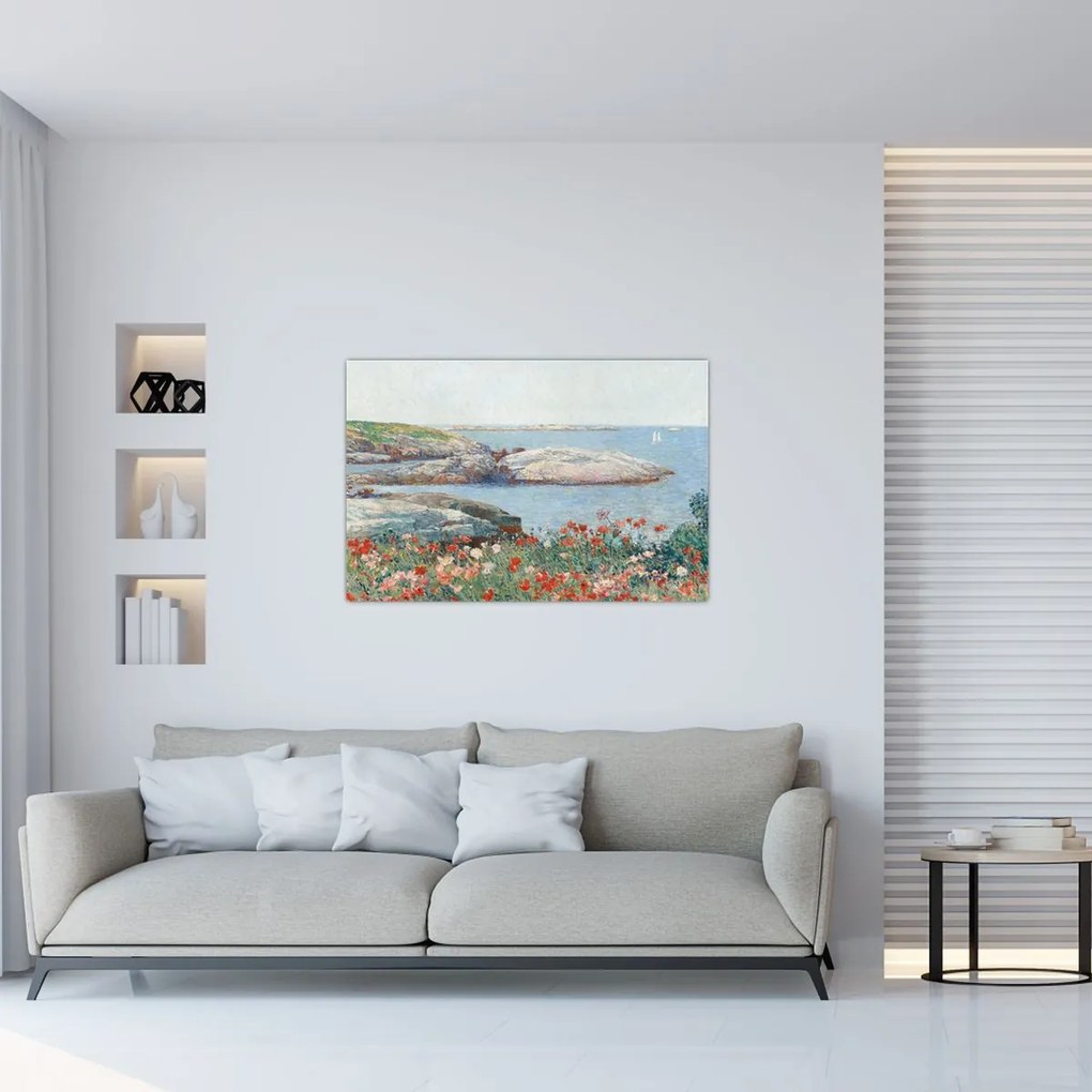 Tablou - Childe Hassam, Poppies,  Isles of Shoals, reproducere (90x60 cm)