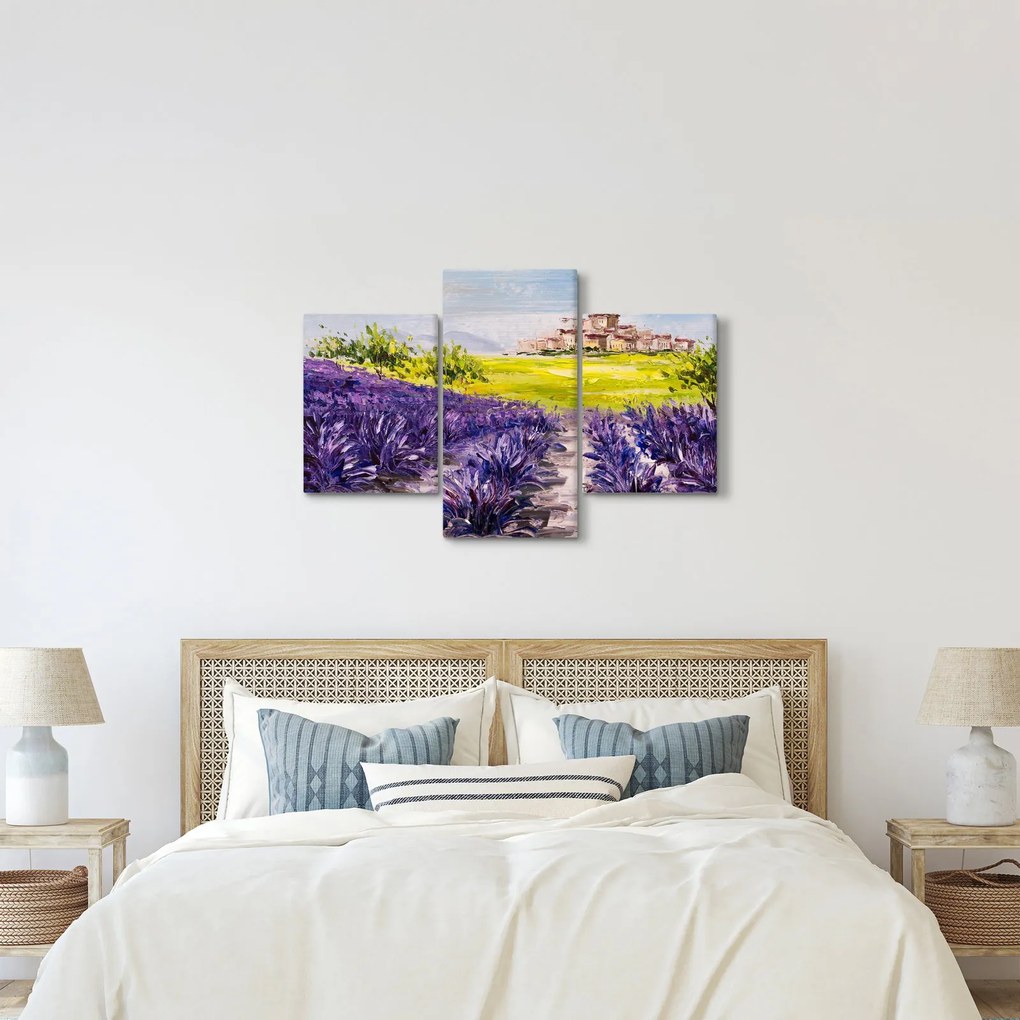 Tablou - Provence, Franța, pictură în ulei (90x60 cm)