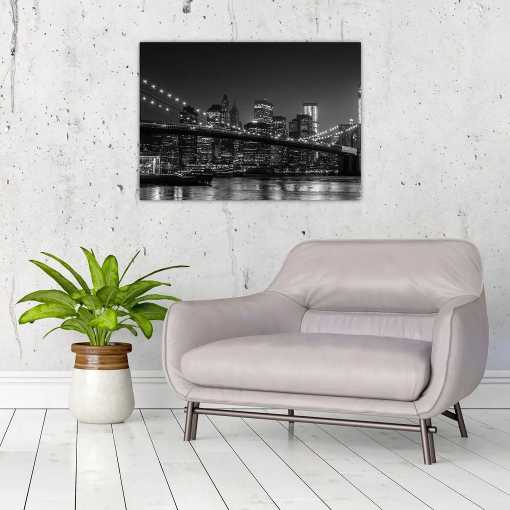 Tablou cu podul Brooklin în New York (70x50 cm), în 40 de alte dimensiuni noi