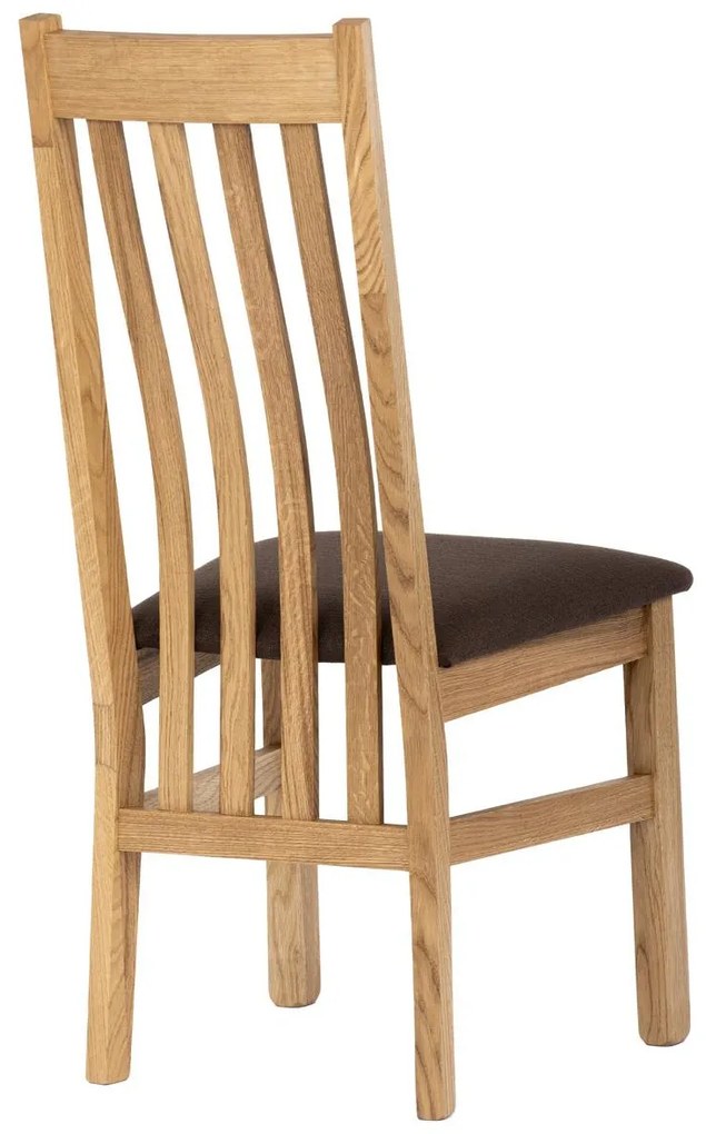 Scaun sufragerie Cardenal (stejar + maro). 1120379
