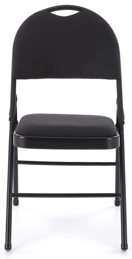 Scaun pliabil Dover, negru