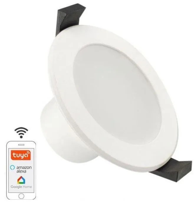 Plafonieră LED dimabilă pentru baie LED/7W/230V 3000K-6500K Wi-Fi Tuya IP44
