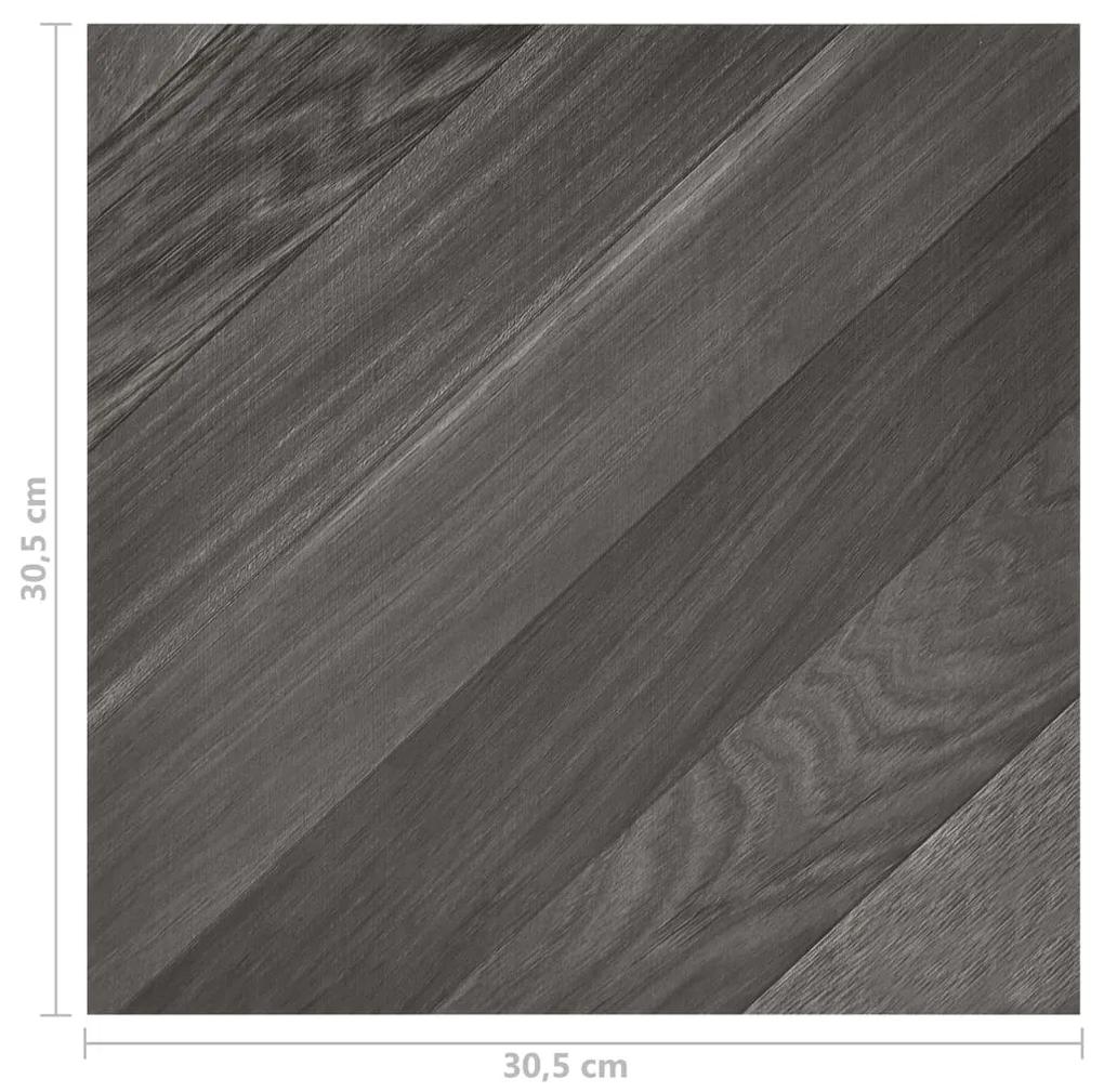 Placi de pardoseala autoadezive, 20 buc. gri dungi PVC 1,86 m   grey striped 1, 1
