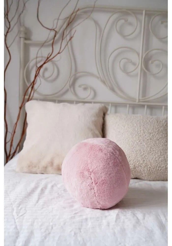 Pernă decorativă din micropluș, cocolino ø 25 cm Top – Mioli Decor