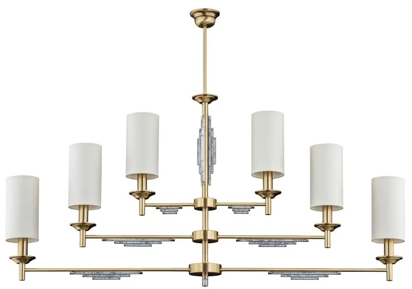 Candelabru 6 brate realizat manual Fellino