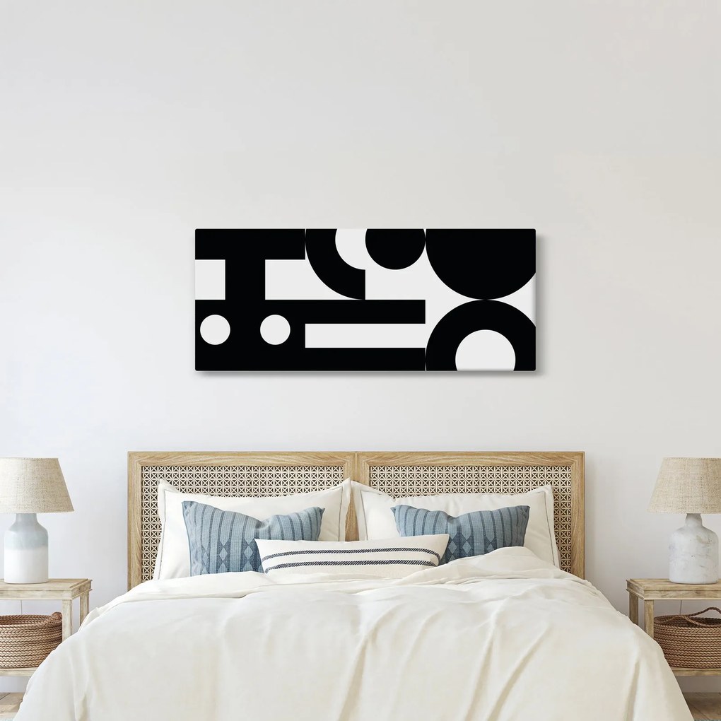 Tablou - Abstracție geometrică N⁰3 (120x50 cm)