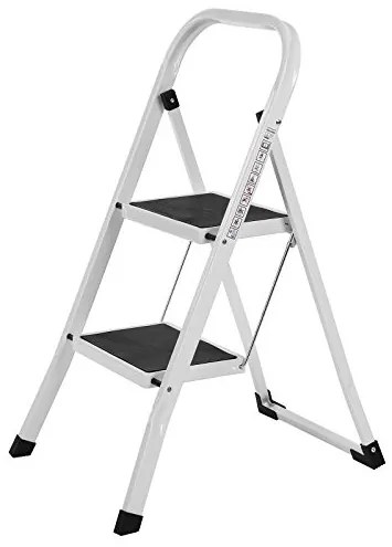 Scara, Songmics, Alb-Negru, 86.5x44.5x4.5 cm