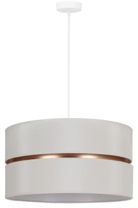 Lustră pe cablu Duolla DUO 1xE27/15W/230V d. 40 cm crem/auriu