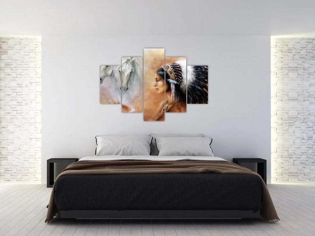 Tablou - Farmecele indienilor (150x105 cm)