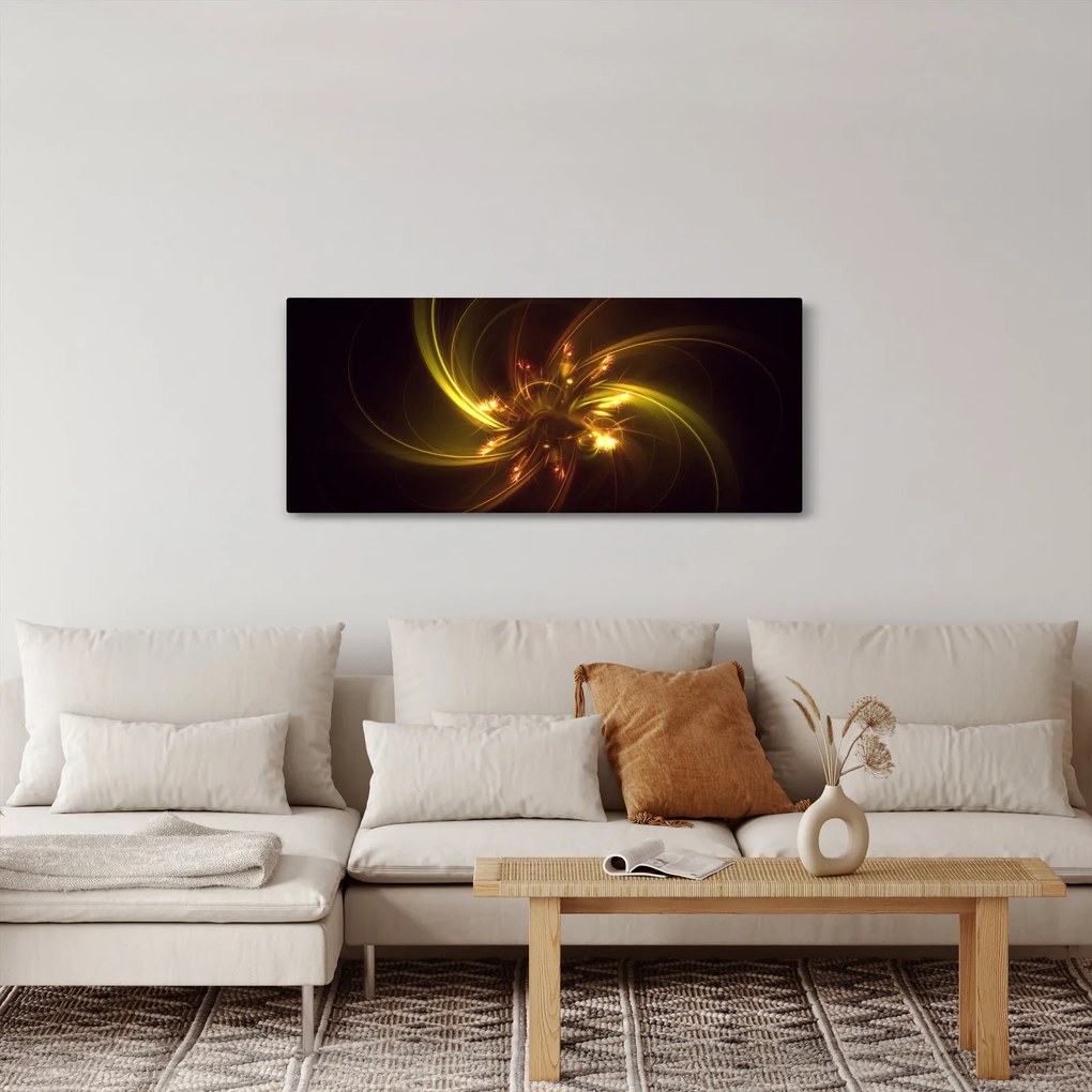 Tablou - abstracție cu elice (120x50 cm)