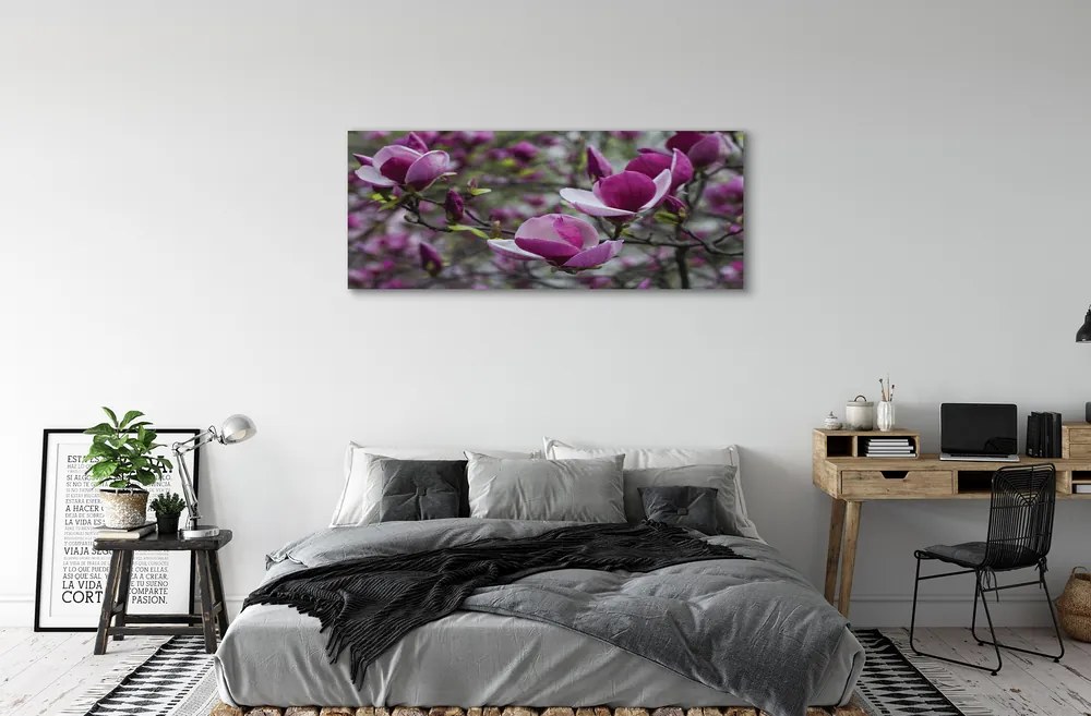 Tablouri canvas magnolie violet