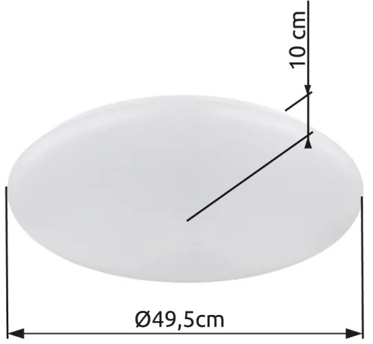 Plafonieră LED Globo 41261-24 ECLYPSE LED/24W/230V