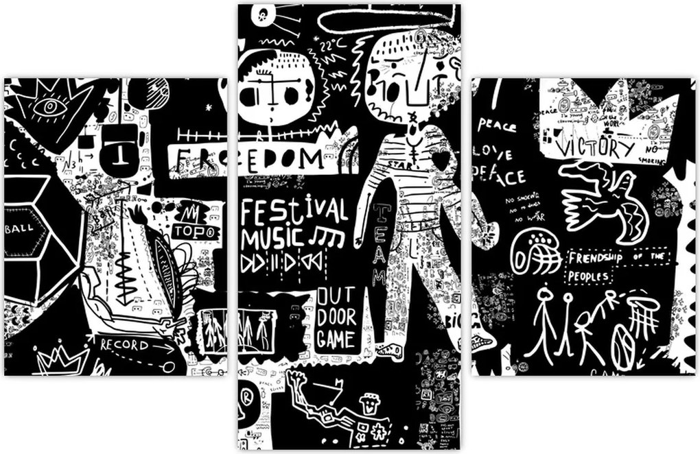 Tablou - Graffiti (90x60 cm)