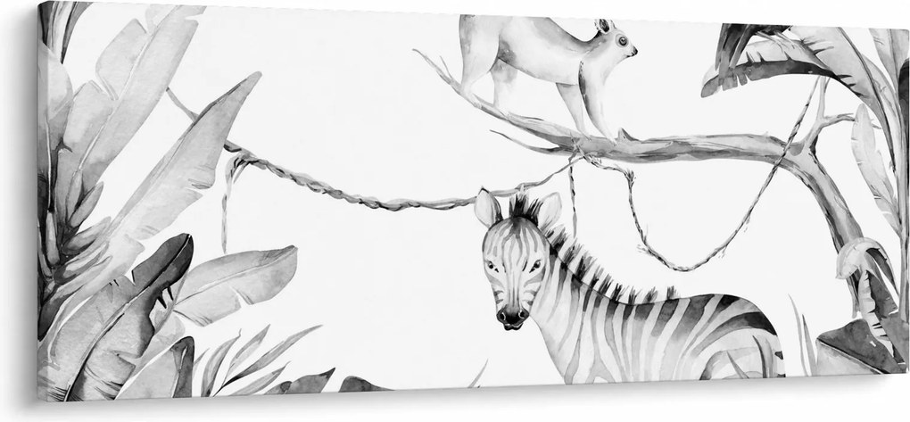 Tablou - Acuarelă Jungla (120x50 cm)