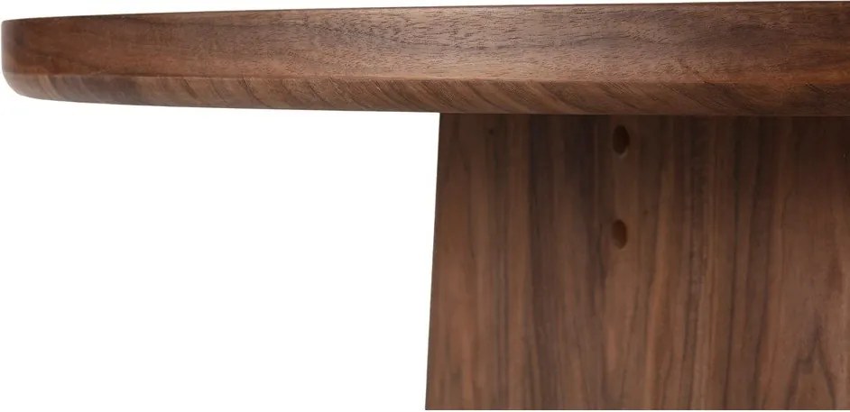 Masă de dining cu aspect de lemn de nuc 100x200 cm Blair – MOME