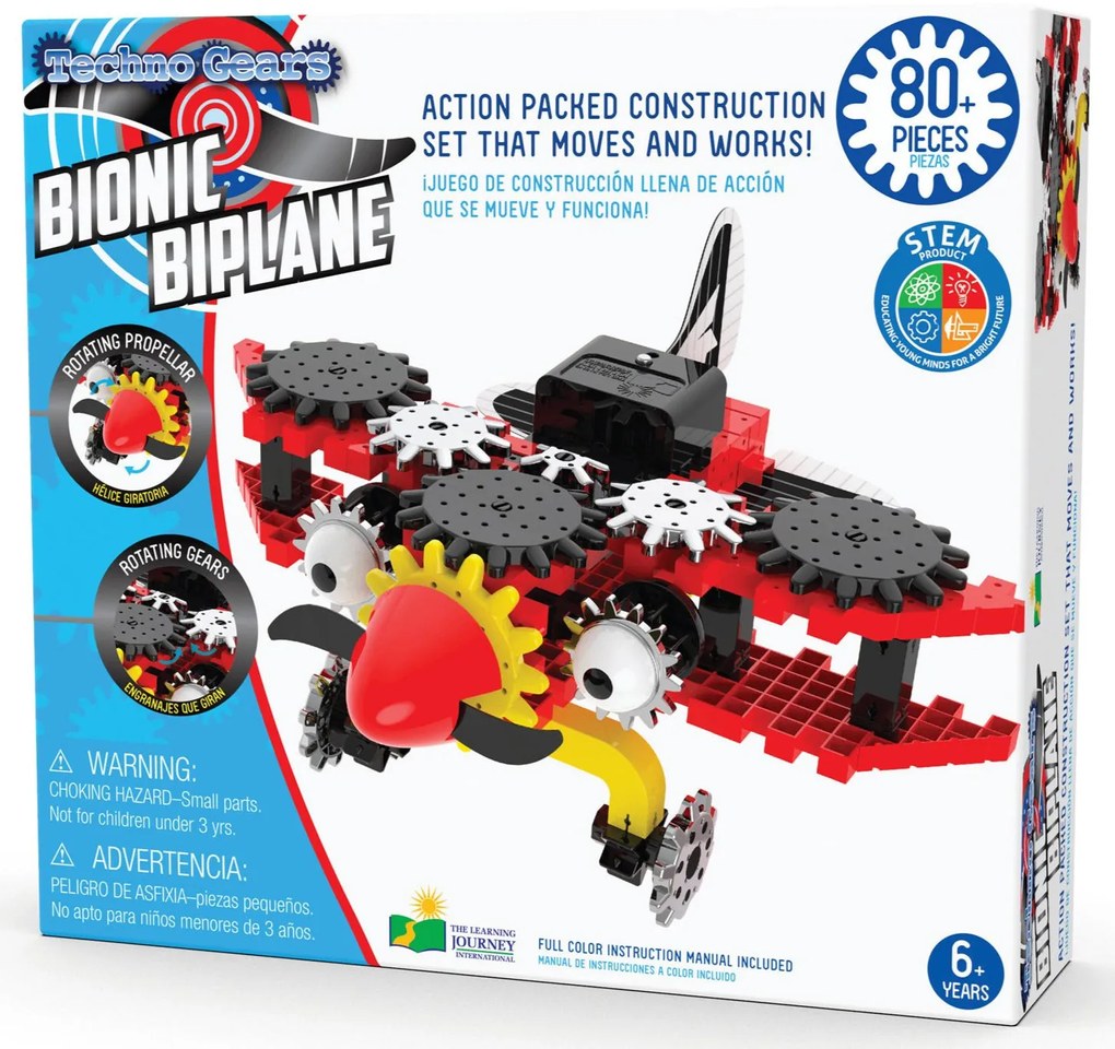 JOC DE CONSTRUCTIE - BIPLAN - THE LEARNING JOURNEY (TLJ210536)