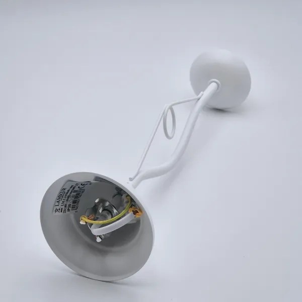 Lustră pe tijă RETRO II 1xE27/60W/230V alb