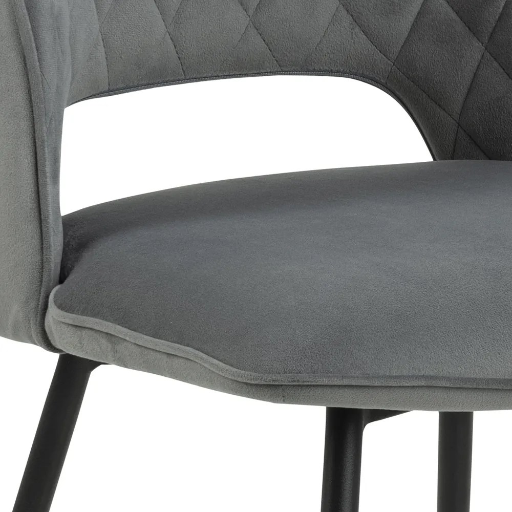 MAZZONI EXPORT SOHO Gri (material textil Dublin 40) - SCAUN MODERN PENTRU LIVING/SUFRAGERIE/BUCĂTĂRIE/BIROU