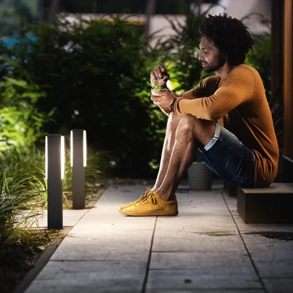 Coloană luminoasă de exterior STRATOSPHERE 2xLED/4,5W IP44 Philips 16488/93/P0