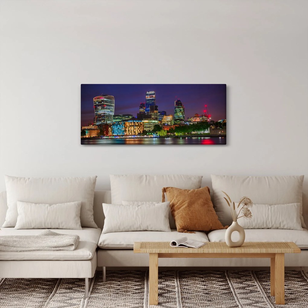 Tablou - Londra seara (120x50 cm)