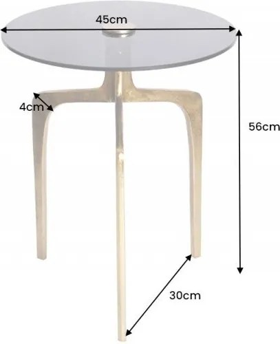 Masuta auxiliara design unicat Abstract 55cm