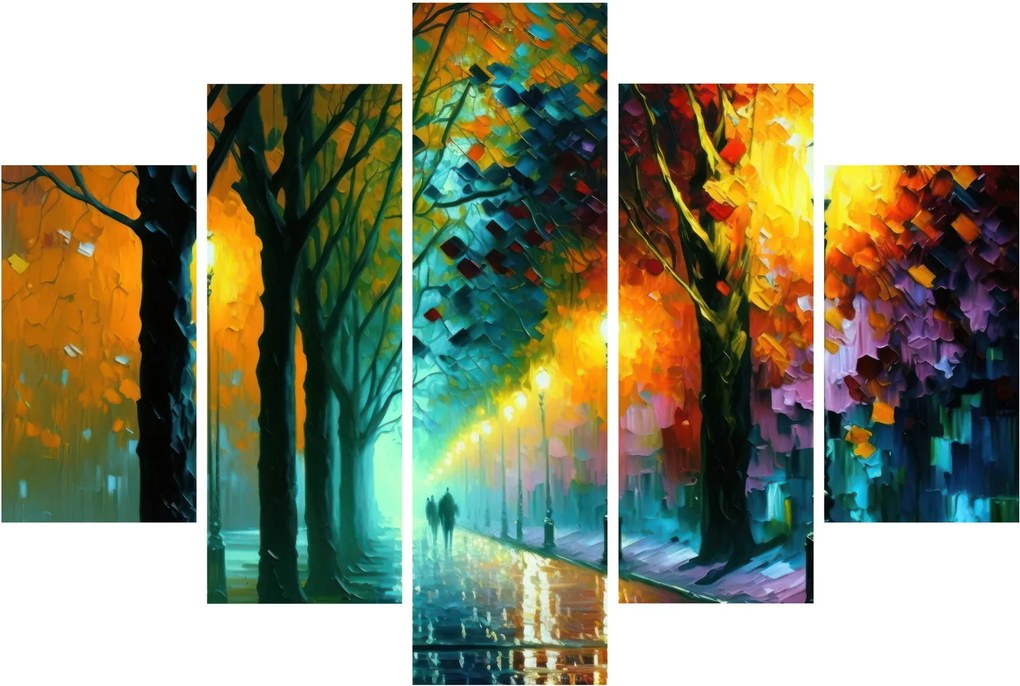 Tablou - Plimbare de noapte (150x105 cm)