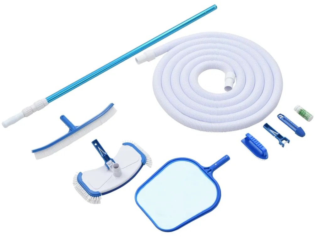 vidaXL Set de întreținere piscină, 9 piese