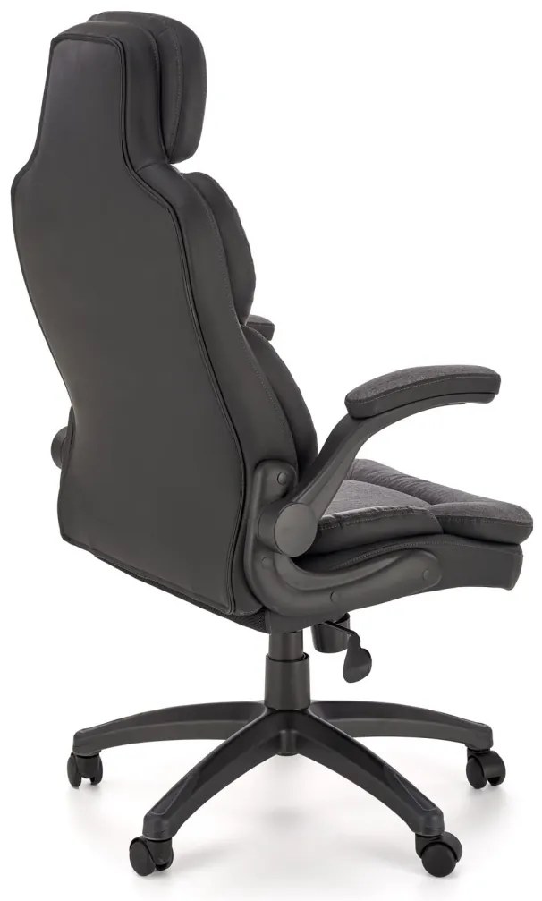 Scaun de birou Valerio negru/gri H128 cm