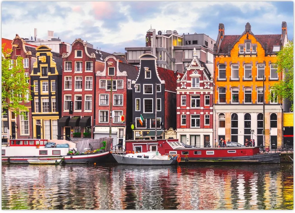 Tablou - Amsterdam, case de dans (70x50 cm)