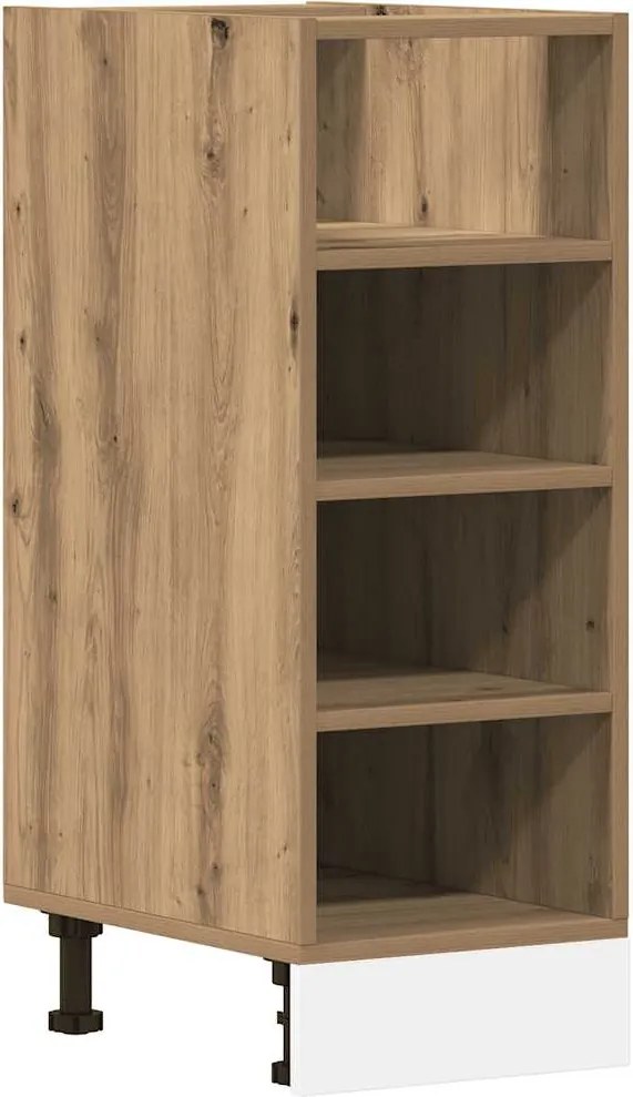 vidaXL Dulap inferior "Riga" stejar artizanal,30x44,5x81,5 cm