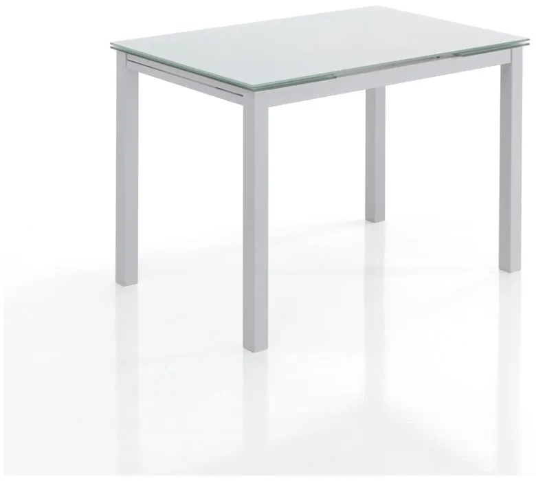Masă de dining extensibilă cu blat din sticlă 70x110 cm Fast – Tomasucci