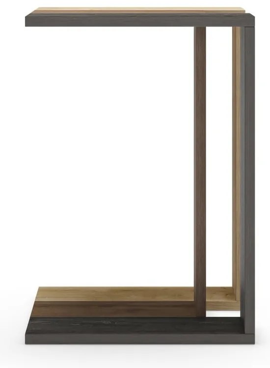 Măsuță auxiliară cu aspect de lemn de stejar 40x30 cm Macha – Marckeric