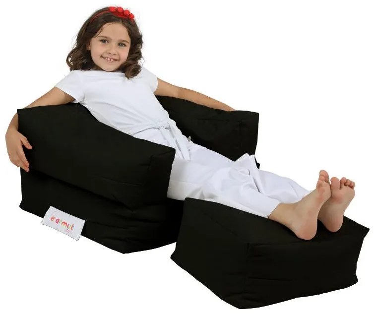 Fotoliu puf Kiddo (Negru). 1101672
