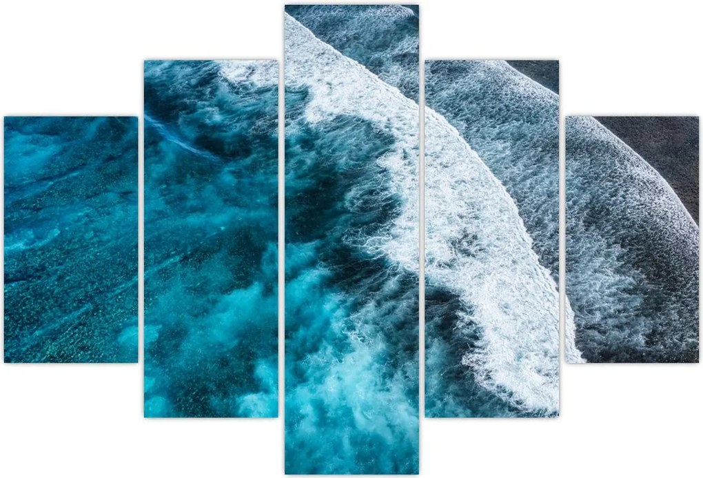 Tablou - Valuri pe mare (150x105 cm)