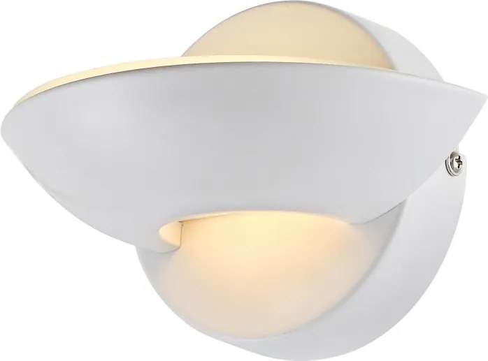 Aplica de perete moderna finisaj alb SAMMY 76003 GL