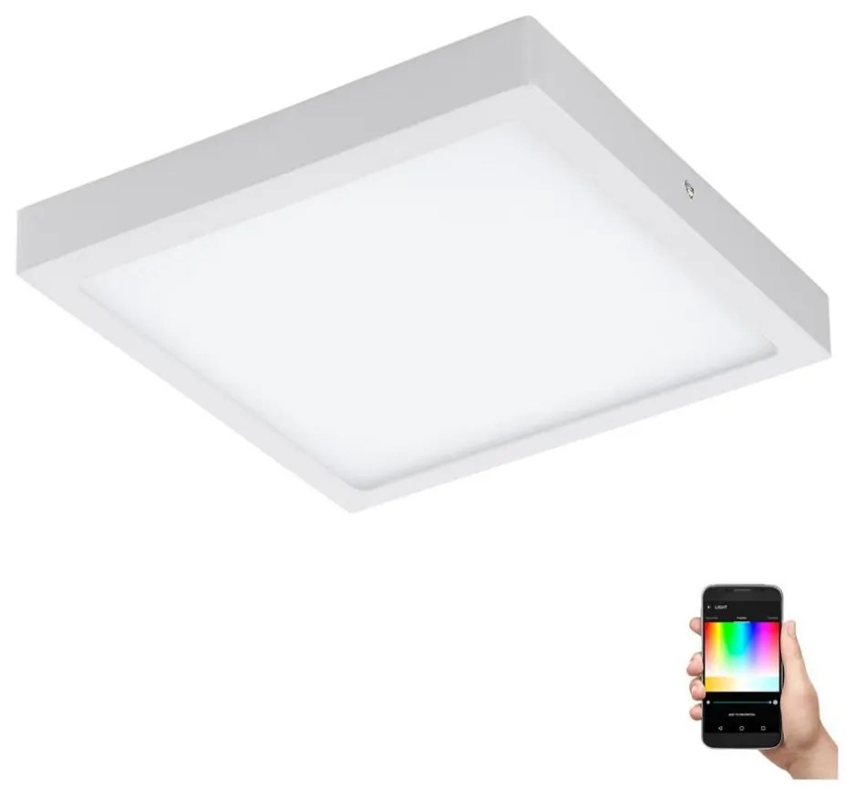 Eglo 96673 - Plafonieră LED RGBW reglabilă FUEVA-C LED/21W/230V