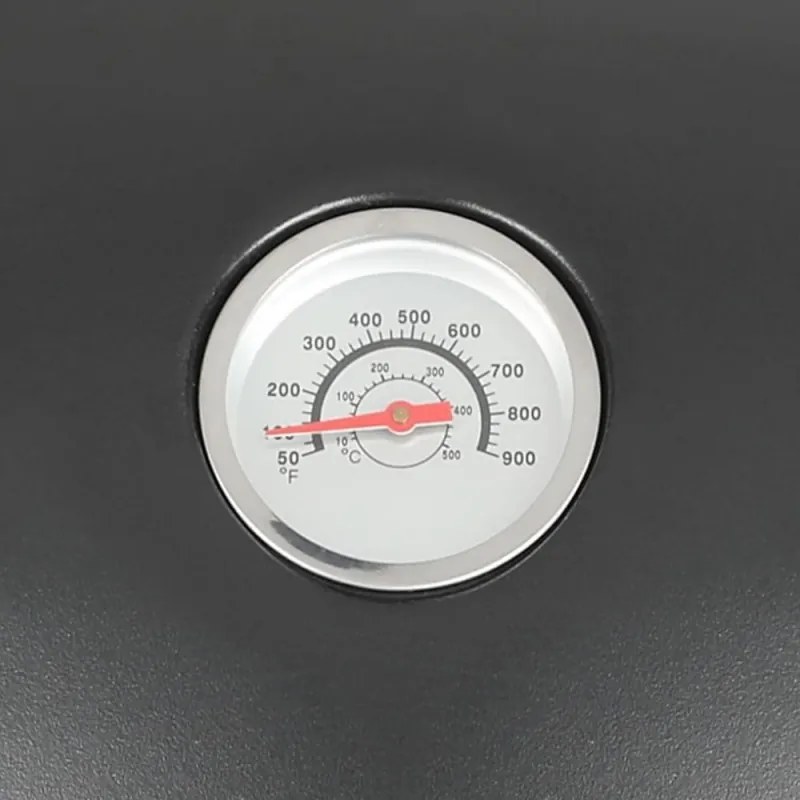 Gratar portabil pe gaz Livoo DOC275, 3.5kW, Aprindere automata, Negru