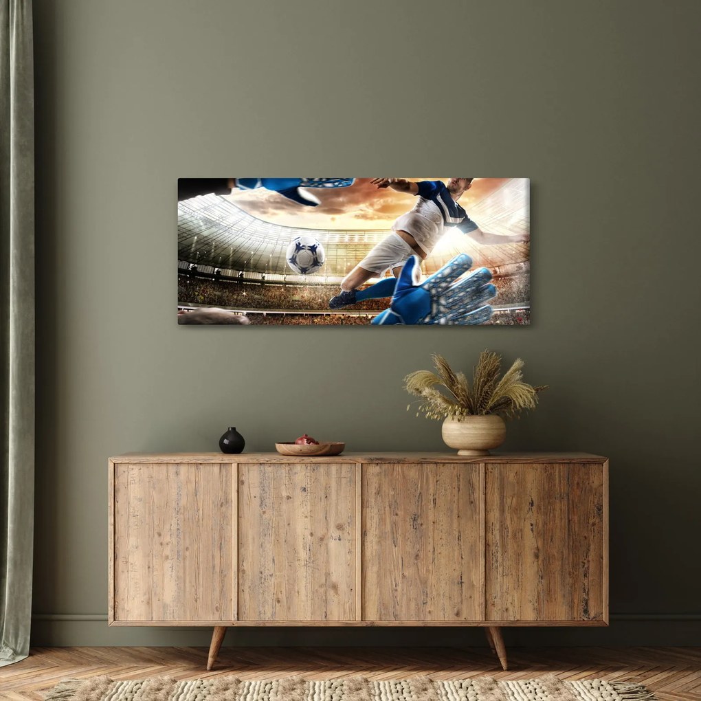 Tablou - Fotbalist (120x50 cm)
