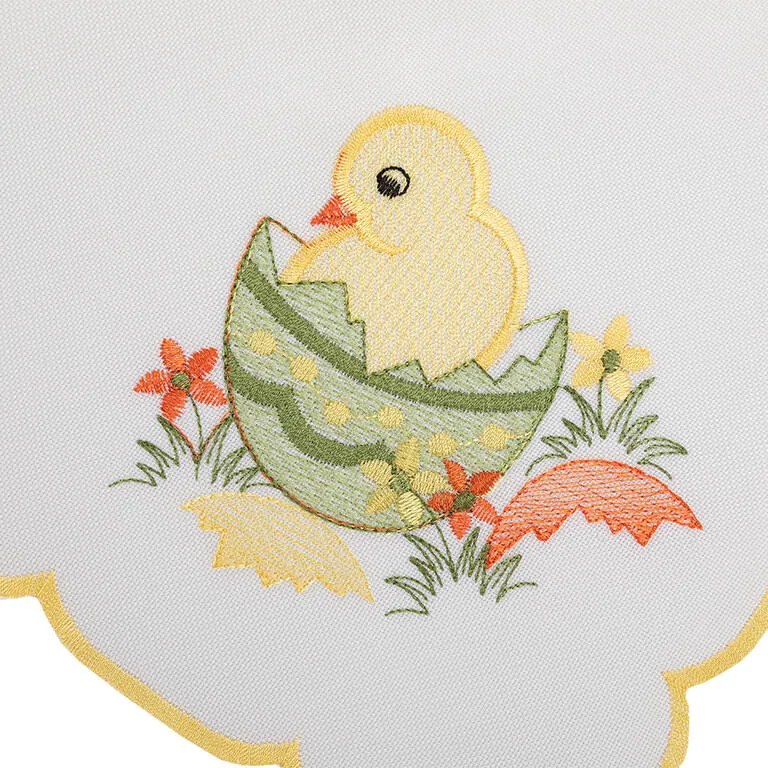 Față de masă brodată PUI 85 x 85 cm