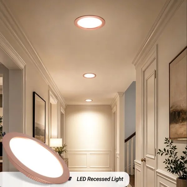 Immax NEO 07331L - LED reglabil, corp încastrat DOWN, 36W/230V, Wi‑Fi Tuya, Ø 23 cm, roz