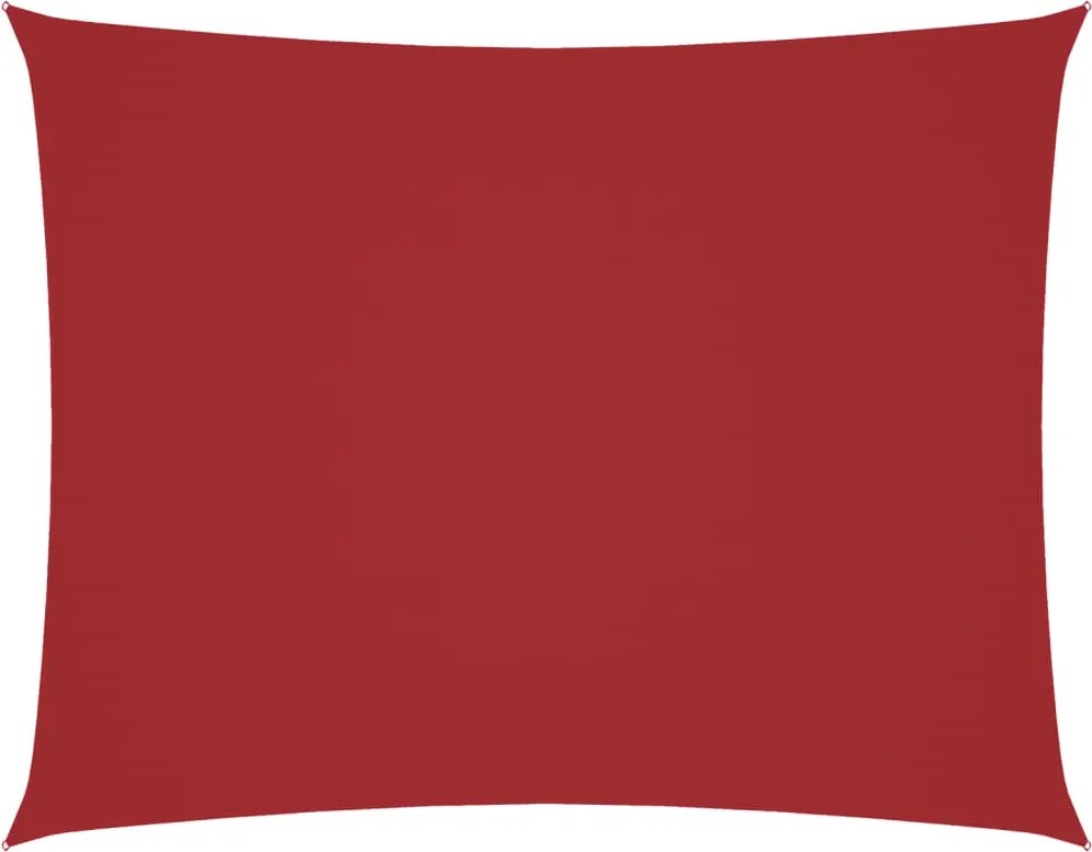 vidaXL Parasolar, roșu, 2,5x4 m, țesătură oxford, dreptunghiular