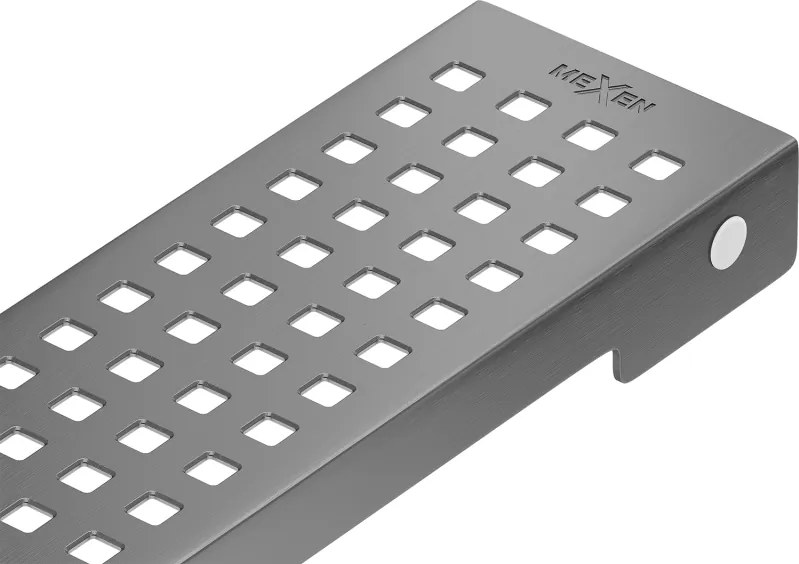 Mexen Flat M08 masca pentru sifon de scurgere liniară 70 cm, gri armat periat - 1E25070