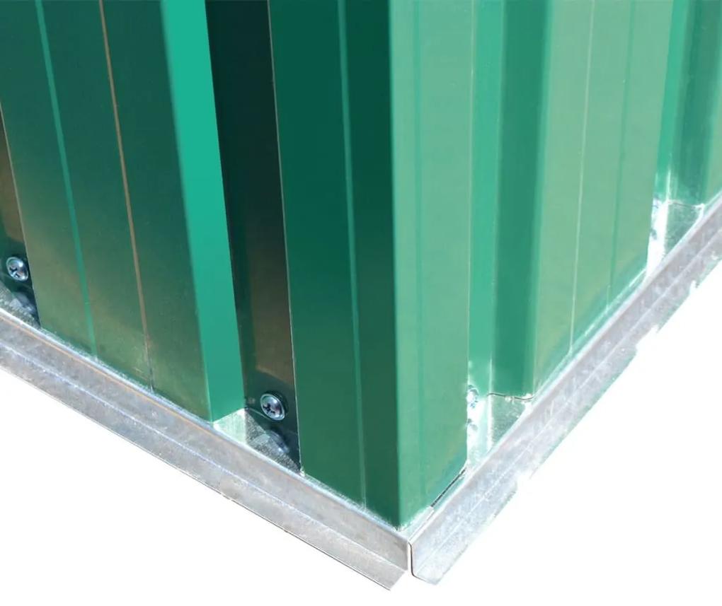 Magazie sopron metalic de gradina, 257 x 205 x 178 cm, verde Verde