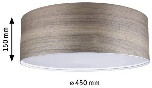 Plafonieră Paulmann 79687 3xE27/20W NEORDIC LISKA 230V nuc